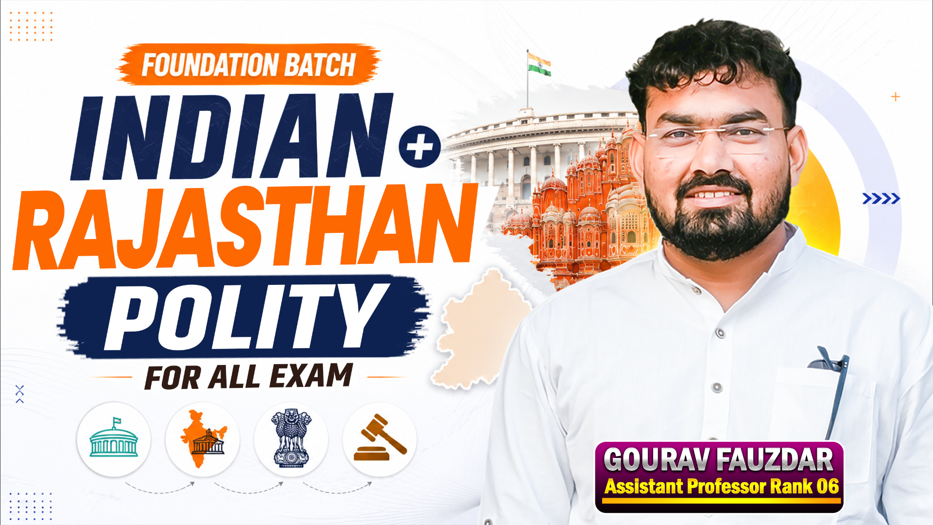 Indian+ Rajasthan Polity Foundation Batch 2026